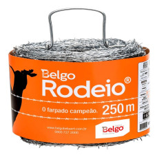 Arame Farpado 1,60mm - 250 Metros - Rodeio - Belgo Bekaert