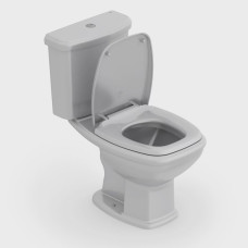 Kit Vaso Sanitário com Caixa Acoplada e Assento Soft Close Fit Plus Celite