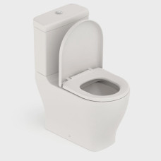Kit Vaso Sanitário com Caixa Acoplada e Assento Soft Close Slim Celite