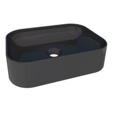 Cuba Pia Para Banheiro Lavabo Preto Sobrepor Luna Cozimax