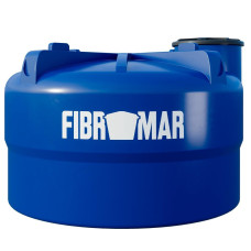Tanque 5.000 litros Azul Polietileno Fibromar