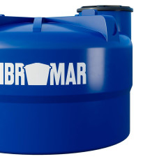 Tanque 5.000 litros Azul Polietileno Fibromar