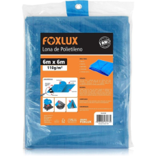 Lona de Polietileno 6x6 Metros Azul Foxlux
