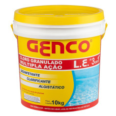 Cloro Granulado 3 em 1 Multi Ação Clarificante Piscina 10kg