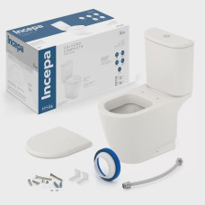 Kit Vaso Sanitário com Caixa Acoplada e Assento Soft Close Neo Incepa