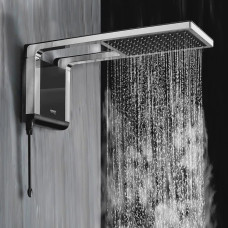 Chuveiro Lorenzetti Acqua Storm Ultra Preto e Cromado 220V 7800W