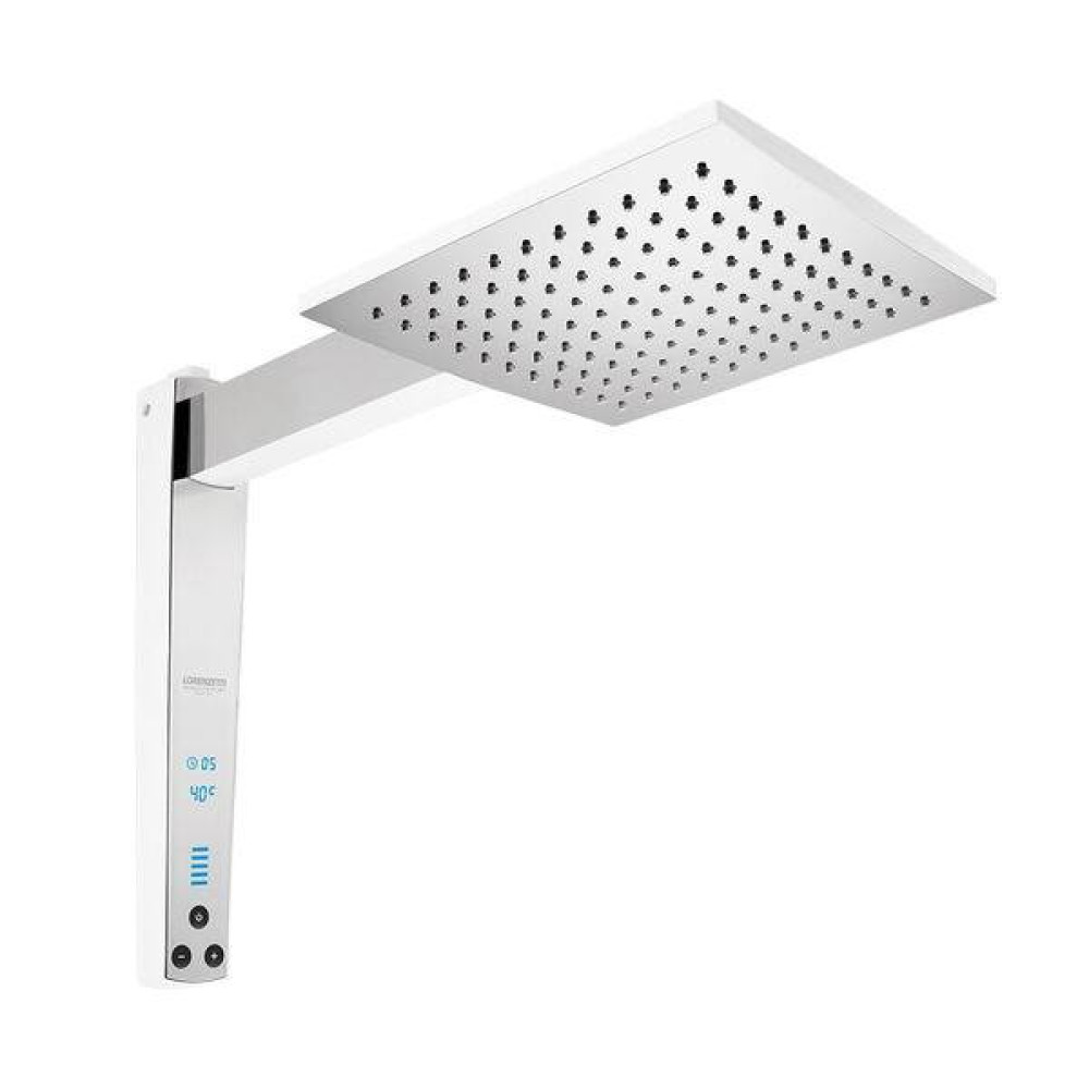 Chuveiro Digital 220V 6800W Century Branco e Cromado Lorenzetti
