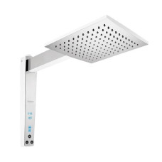 Chuveiro Digital 220V 6800W Century Branco e Cromado Lorenzetti