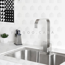 Cuba para cozinha com acessórios carajás e Torneira misturador monocomando gourmet São lorenço pingoo