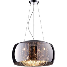 Pendente Lâmpada 6 Cromado/Transparente Cobre Soho PD001CO Bella